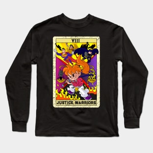 Social justice Warriors Tarot Card Kenshin SJW Old Cartoon Long Sleeve T-Shirt